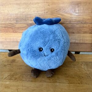 Blue Plush Blueberry Stuffed Toy